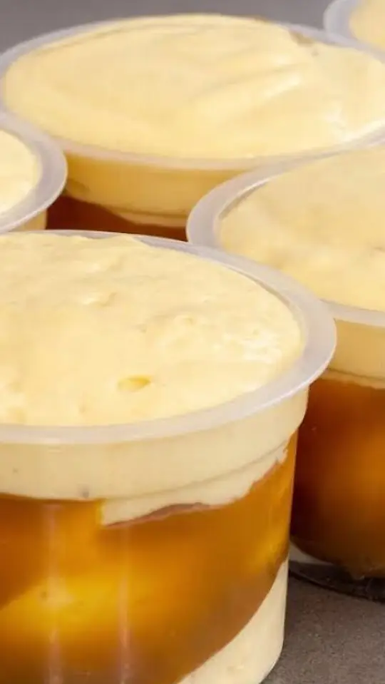 Sobremesa de Maracujá com Doce de Leite