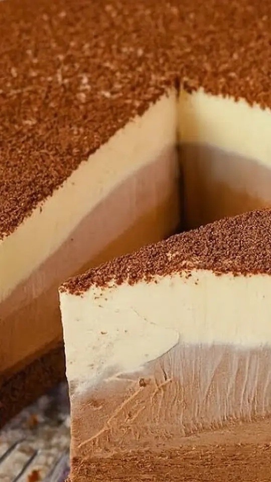 Torta de Três Chocolates